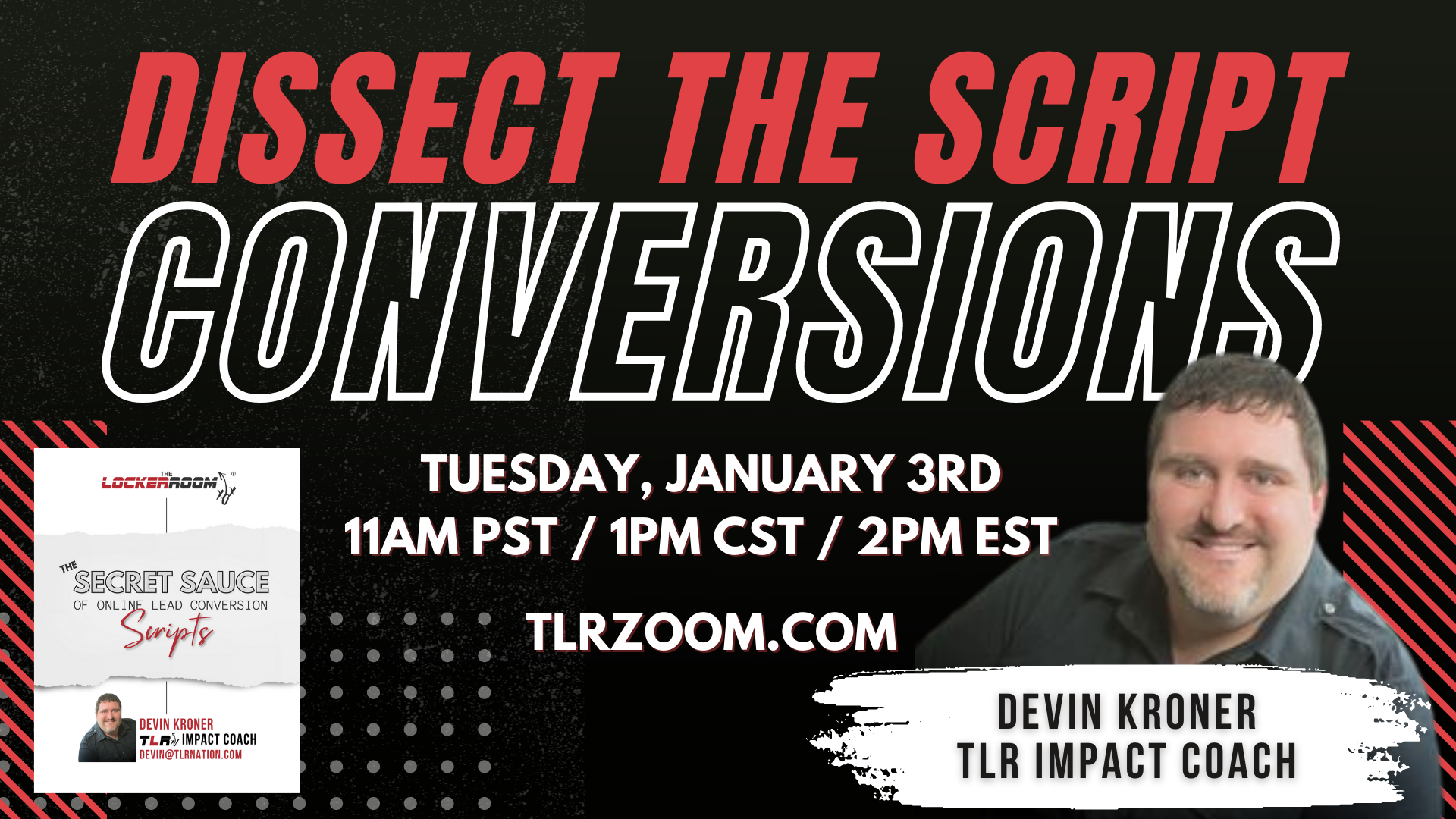 
TLR: Dissect the Script: Convert More