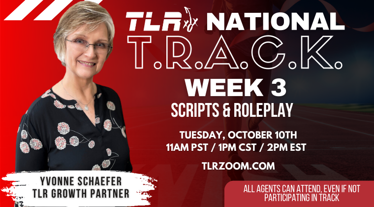 
TLR: TRACK WEEK 3: SCRIPS & ROLEPLAY