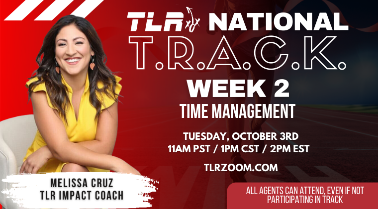 
TLR: TRACK WEEK 2: TIME MANAGEMENT