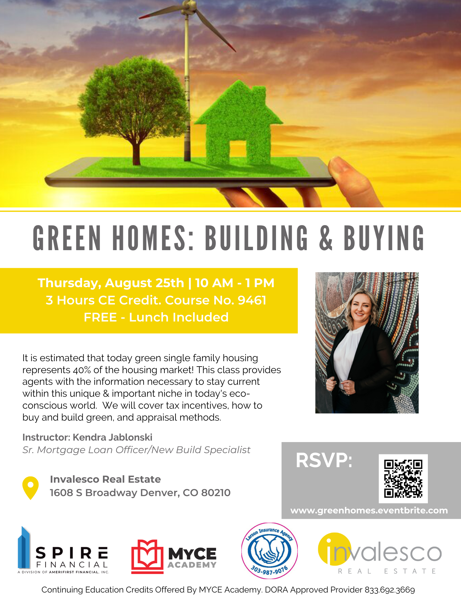 
Building and Buying Green Homes CE Course- 3-hr